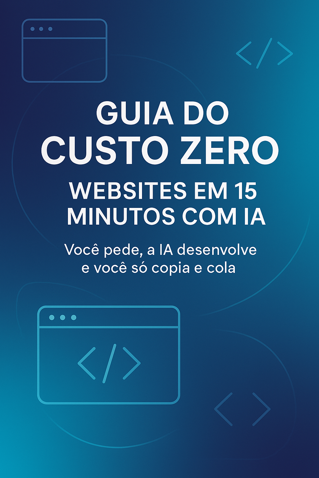 Capa do E-book Guia do Custo Zero (Websites)