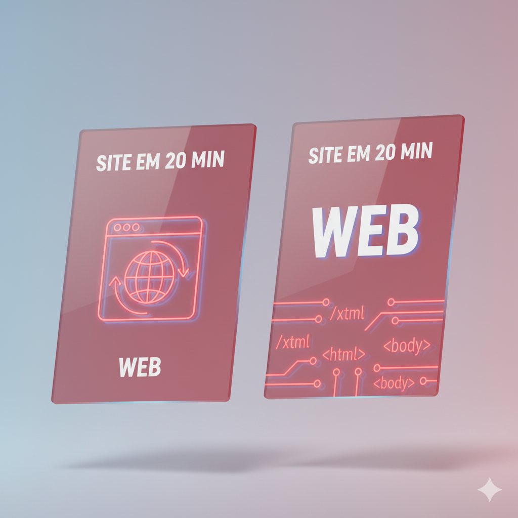 Capa do E-book Website Estático em 20 Minutos